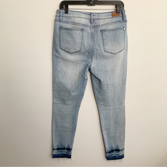 EUC Judy Blue Skinny Fit High Rise Released Hem Jeans Size 9/29 - Picture 7 of 12